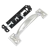 ホームドア窓ウェアブラックメタルバレルボルトプルハンドル付