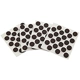 Self-Stick 3/8" Furniture Felt Pads Value Pack for Hard Surfaces (84 piece) - Brown, Round [並行輸入品]