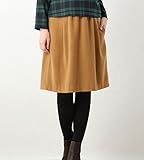 Angeliebe エンジェリーベ マタニティ 産前 産後 対応 シャギー スカート 妊婦服 裏地付 アジャスター調節可 L キャメル21700 21700370