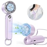 ハンディファン 冷却プレート搭載 携帯扇風機 冷感 手持ち扇風機 ハンディ扇風機 3段階風力調節 長時間稼働 クーラー機能 ミニ扇風機 小型