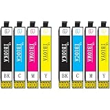 【WayMall】IB10CL4A x2 互換インクカートリッジ 8本セット IB10(2KA/2CA/2MA/2YA) カードケース IB10KA IB10CA IB10MA IB10YA 残量表示あり 安心2年保証 対応機種:EW-M530F