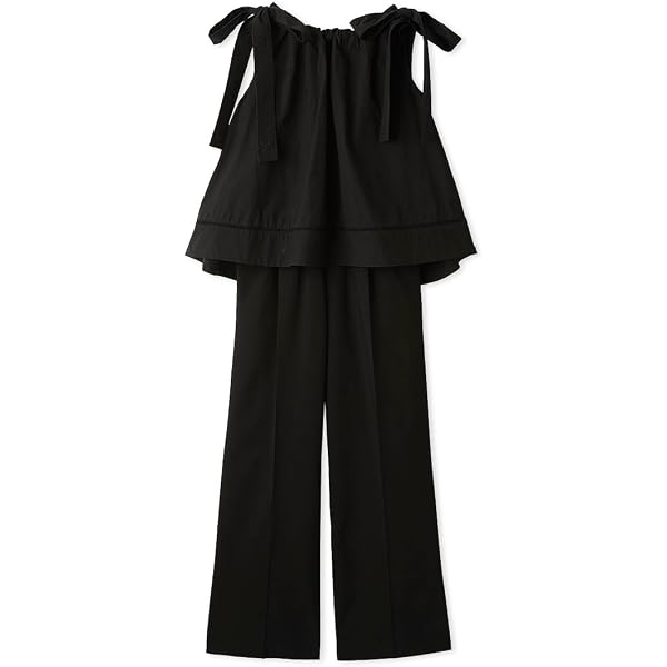 Amazon.co.jp: [ミラオーウェン] パフスリーブペプラムチュニック