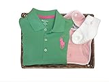 ラルフローレンの子供服　POLO　RALPHLAUREN　ベビー　出産お祝いセット（長袖）　女の子　８０ｃｍ　９ヶ月～１２ヶ月用 [並行輸入品]