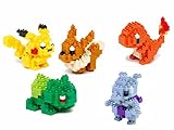5セットPokemon Go Loz NanoブロックダイヤモンドMini Buildingブロックポケットモンスター