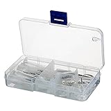 elfishjp メガネ 修理キット 眼鏡 ドライバー/ネジ/ナット/鼻パッド/ノーズパッド/ズレロック/平ワッシャー パーツセット メガネの修理部品アクセサリーねじ