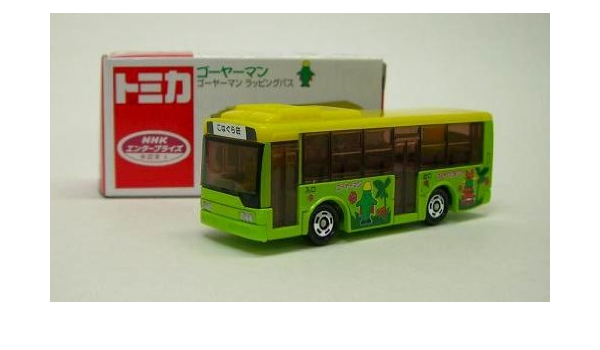 Amazon Tomyトミカ 沖縄限定 ゴーヤーマン ラッピングバス ミニカー ダイキャストカー おもちゃ