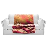 ブランケットウルトラソフトFuzzy 4サイズ！DIANOCHEデザインからby Julia Di Sanoローズ色付きLife LlホームDecor Unique Designer芸術的スタイリッシ