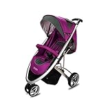 スタイリッシュに着せ替えもできるA型ベビーカー アイ・ベイブ【ibabe　Ｓ802 パープル】