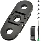 ZHUROUPU for GoPro Hero 12/11/10/9/8/MAX用交換用折りたたみフィンガー、ハンドル一脚Vlog用1/4三脚接続ポート付きマグネット折りたたみマウントアダプター、バッテリーサイドドアカバー、修理用工具