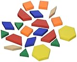 School Smart Plastic Pattern Blocks - Set of 250 - Assorted Colors [並行輸入品]