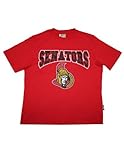 NHL Ottawa Senators Youthアスレチッククルーネック半袖Tシャツ XL(18) レッド