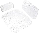 High Quality Pebbles Kitchen Sink Protector Mat, Divider Protector, Suction Sponge Holder - Pack of 