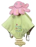 Stephan Baby Go Fish Plush Chewbie Activity Toy and Teething Blankie, Pink Octopus by Stephan Baby [