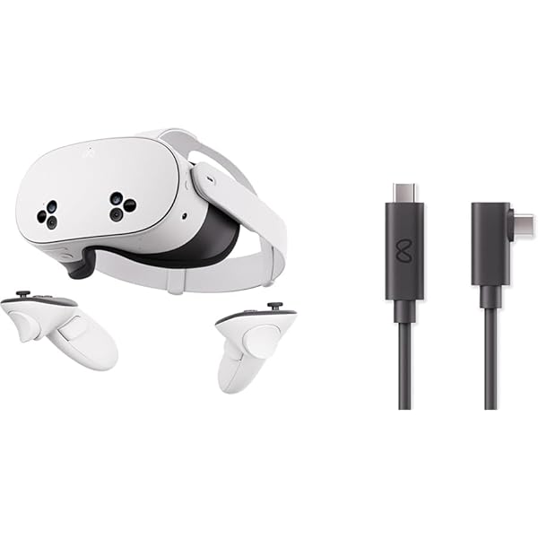  Quest 3 128GB　純正リンクケーブル＋社外装着品付き Amazon.co.jp: Syntech リンクケーブル 16フィート Meta/Oculus