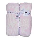 (カシウエア)kashwere Damask Patterned Throw ダマスクパターンブランケット 137cm×187cm PINK.CREME [並行輸入品]