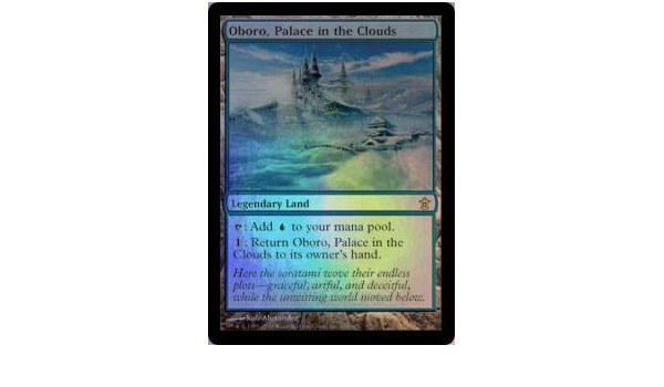 Amazon マジックザギャザリング Mtg 土地 英語版 雲の宮殿 朧宮 Oboro Palace In The Clouds Sok 164 レア Foil トレカ 通販