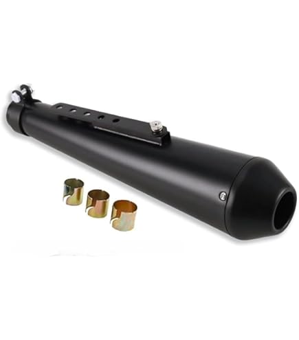 SR400 スリップオン マフラー Amazon | MOTOR ROCK SR400用 69メガホン スリップオン ダウン(FI車