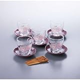 宇野千代　あかね桜　ビアグラスセット ２７２６０１ [ホーム&キッチン]