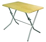 スタンドタッチテーブル サイズ:W90×D60×H70cm ナチュラル/シルバー