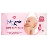 Johnson's Baby Extra Sensitive Fragrance Free Wipes (56 per pack x 12) ジョンソンのベビー余分な敏感な香り自由ワイプ（パック×12