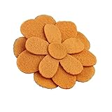 【ノーブランド 品】髪ステッカー　前髪ペースト　カチューシャ　花形　女の子　かわいい　アクセサリー　全5色 - イエロー