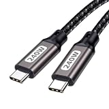 USB Type-C ケーブル 1M PD3.1対応 240W超急速充電 USB2.0規格 USB-C to C 高耐久ナイロン編み MacBook/Surface/Androidスマホなど対応