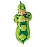 幼児新生児赤ちゃん男の子女の子Pea in a PodハロウィンコスチュームFits 0～6ヶ月 0-6 Months グリーン