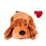 犬 おもちゃ 破れない ぬいぐるみ ハートビート いぬのおもちゃ 心音装置付きぬいぐるみ 猫用おもちゃ ペットおもちゃ ペットの犬 おもちゃ ぬいぐるみ 心音が出る 癒し系 不安緩和 睡眠補助ぬいぐるみ 犬 心音装置付きぬいぐるみ ペットおもちゃ 犬向け ペット向け 不安軽減 鎮静補助玩具 行動訓練用 犬用噛むおもちゃ 誕生日プレゼント ハートビートデバイス (ブラウン)
