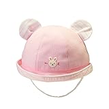 MIKIHOUSE(ミキハウスベビー)お耳付き！マリン風帽子 S(44-48cm),ピンク