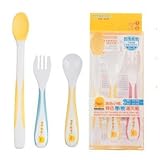 Three Piece Training Tableware Set in Pink by Piyo Piyo [並行輸入品]