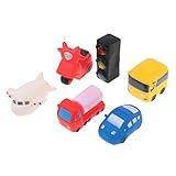 Kesoto PVC樹脂製　子ども　赤ちゃん　お風呂　庭　ミニ　浮動動物おもちゃ　かわいい　全6個