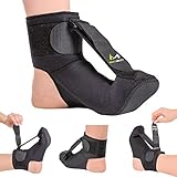 Plantar Fasciitis Soft Night Sock Stretching Splint-M by BraceAbility ブラック