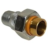 ZURN WILKINS 34-DUXLM Dielectric Union Pipe Fitting, 3/4" Mip x 3/4" Sweat, Lead Free [並行輸入品]