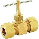 Ez-Flo 65827 3/8 OD X 3/8 OD Tube Straight Needle Valve by EZ-Flo