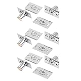uxcell 金属俵キャッチ ボールほぞ扉食器棚スプリングローラー ラッチ 17 mm 径 6個入り