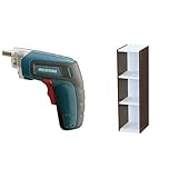 『電動ドライバー 充電式 RD110-G グリーン』と『スペースユニット 幅25×奥行29×高さ88 オフホワイト/ウォールナットブラウンUB-9025』のセット