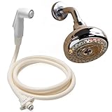 Rinse Ace 3510 2-in-1 Convertible Showerhead with Four Settings, Chrome by Rinse Ace