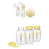 【セット買い】 メデラ 電動さく乳器 スイング・マキシ (Swing Maxi) + 母乳ボトル 150ml 3本セット