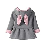 (プタス)Putars ベビー服 子供服 コート 女の子 冬服 耳付き 可愛い 秋 冬 スポーツ 運動会 旅行 記念日 プレゼント 12ヶ月-4歳