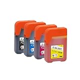 J-ECO製 GI-30 染料 4色セット ISO14001、ISO9001、CE、SGS認証工場 キヤノン用 互換インクボトル (GI-30 GI-30BK GI-30C GI-30M GI-30Y)