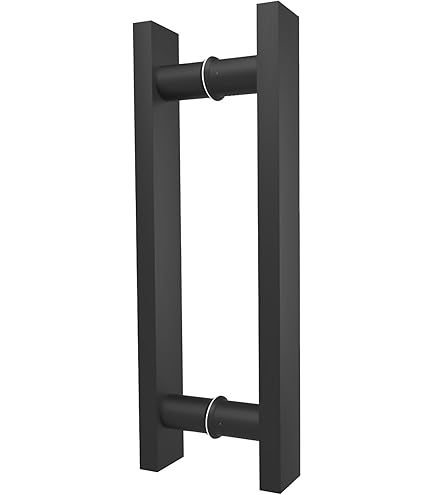 National Hardware N166-022 Poignée De Portail Moderne 25,4 Cm - Noir - Pour Extérieur