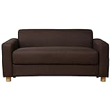 アビライト 大川家具 収納庫付き 2人掛け ファブリックソファ チョコ SKT-0037