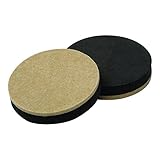 Shepherd Hardware 9407 3-1/2-Inch Reusable, Round, Felt Furniture Slider Pads, 4-Pack [並行輸入品]