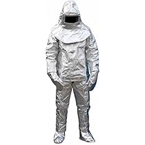 Fire Resistant Suit Thermal Radiation 1000 Degree Heat Resistant