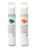 MASKING COLOR マスキングカラー ペンタイプ Sサイズ 38ml 透明《パーマネントオレンジ（TR201）1本 パーマネントグリーンライト（TR402）1本》