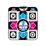 Jinmoioy ダンスマット ゲーム ステップマニア マットコントローラ ヨガ ボルスター 音楽プレイマット USB接続付き/PC