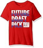 NFL男の子4 – 7「将来Draft Pick " Short Sleeve Tee レッド