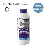 超撥水＆保護 コンクリート・モルタル・塗り壁材・レンガ・化粧ブロック・天然石 サーファポアＣ 1リットル ６本/1セット単位 カビ・凍結による割れ・白華現象の防止に