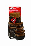 Task Tools T77311 Leather Tool Pouch, 11-Pocket by Task Tools