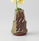 花瓶 面取変形花入 [品 : 花入 x 1/7.5 x 12.5cm 箱 : 8 x 8 x 16.5cm 600g] [陶器 信楽焼 ボール箱] | ギフト プレゼント 贈り物 贈答品 結婚祝い 引